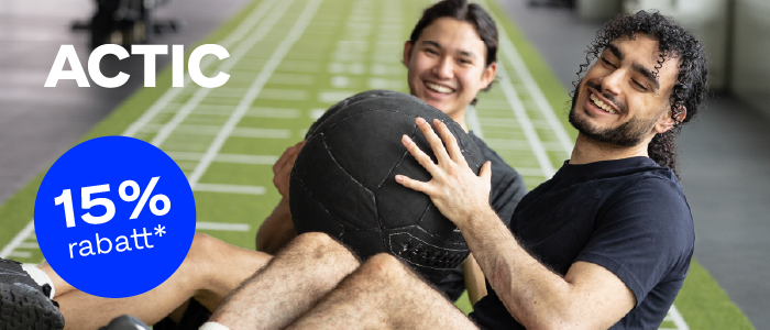 15 % rabatt p&aring; tr&auml;ning hos Actic!
