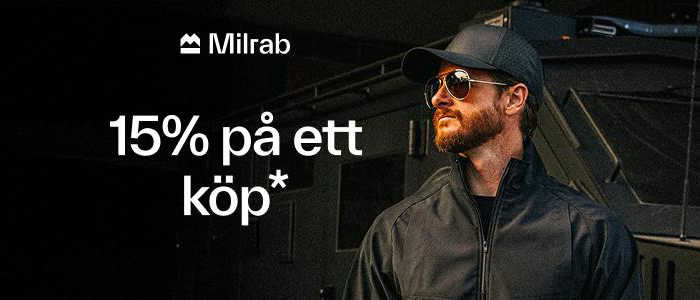 15 % rabatt p&aring; sport-, frilufts- och taktisk utrustning