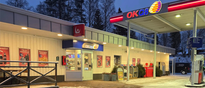 OKQ8 S&auml;rna - 10 % rabatt p&aring; mat i butiken